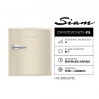 Heladera Siam Bajo Mesada Retro 43 Lts Crema Cycle Defrost