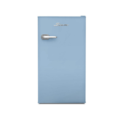 Heladera Siam Retro Bajo Mesada Celeste 83 Lts Cycle Defrost